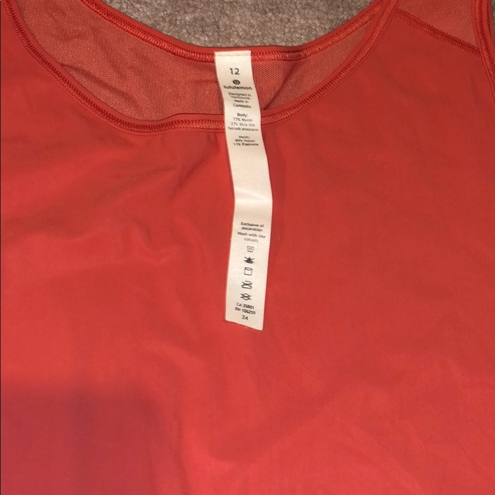 Lululemon Sculpt Tank
